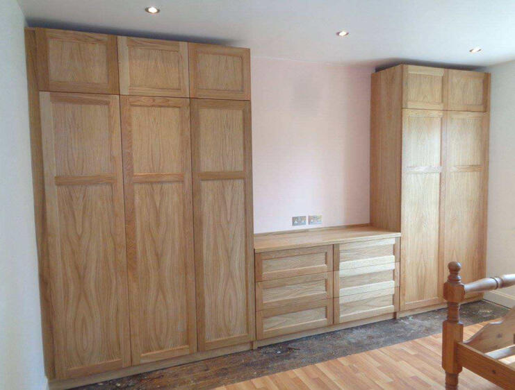 Bespoke wooden shelves and cabinet - Fraser Bespoke Joinery near you in Edinburgh